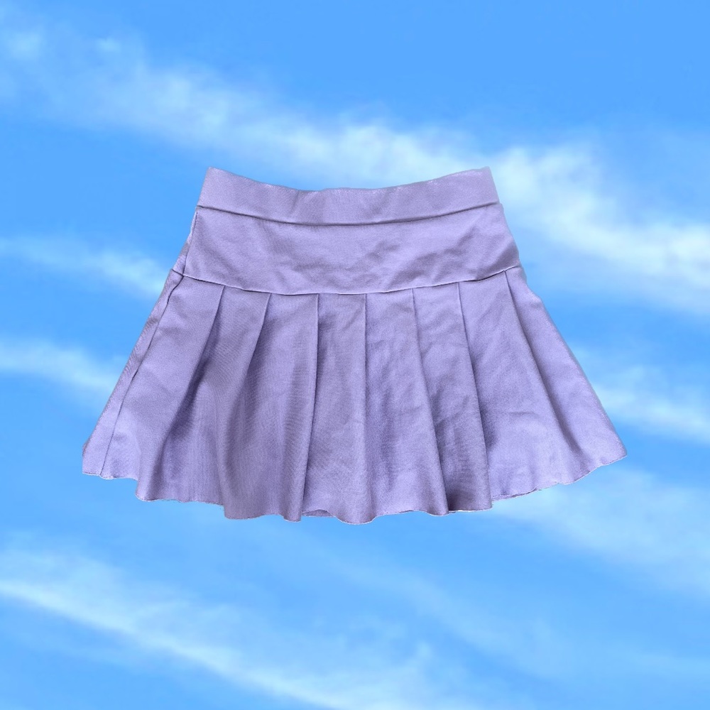 Lavender mini skort